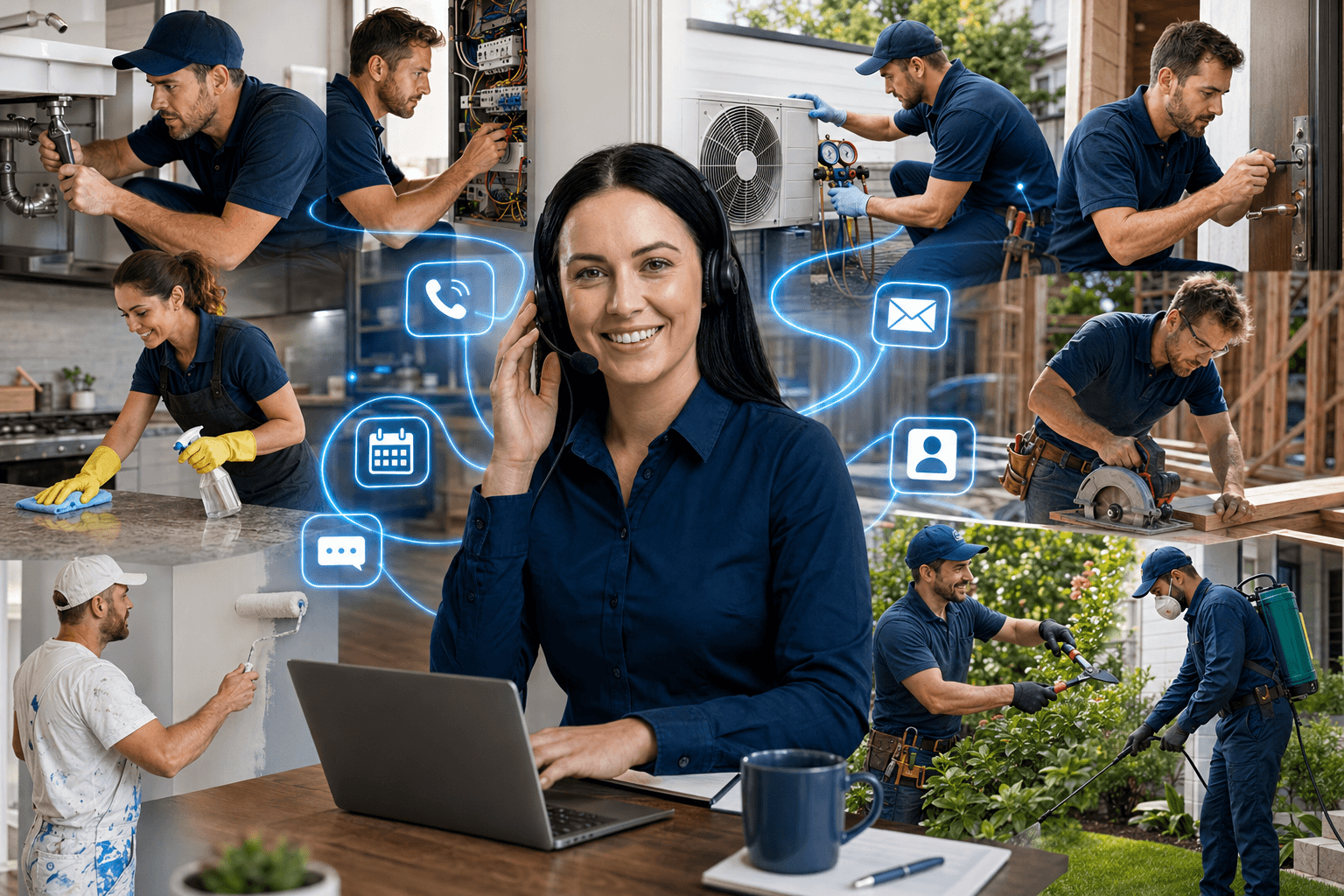 How ServiceHotline works for trade businesses from customer call to completed job